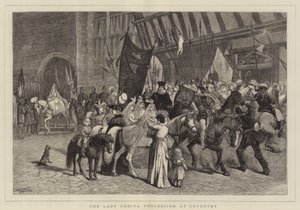 The Lady Godiva Procession at Coventry by Samuel Edmund Waller